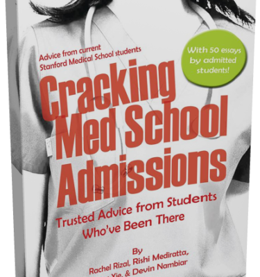 3d Book Cover - Cracking Med School Admissions