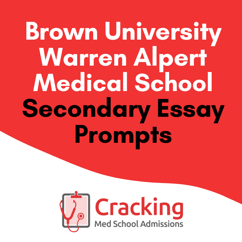 brown medical school secondary essays
