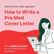 How To Write a Pre Med Cover Letter