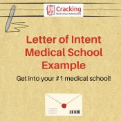Medical School Letter of Intent Example