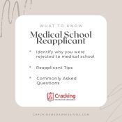 Medical School Reapplicant - What You Need To Know Before Applying to Medical School Again